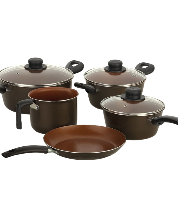 SET DE COCCION 5 PIEZAS TERRACOTA 40039